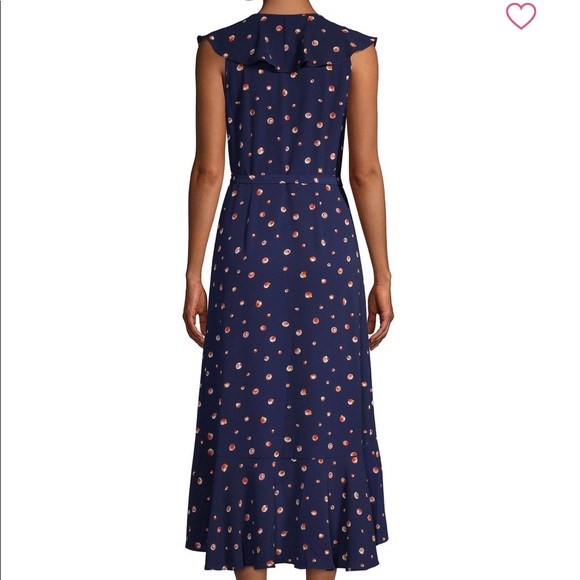 SOLD NWTs Ruffle Wrap Dress - Picture 2 of 3